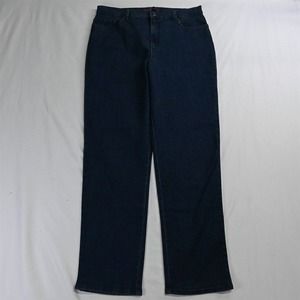 Gloria Vanderbilt‎ 14 Amanda Trouser Dark Wash Stretch Denim Jeans